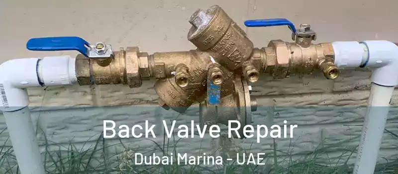  Back Valve Repair Dubai Marina - UAE