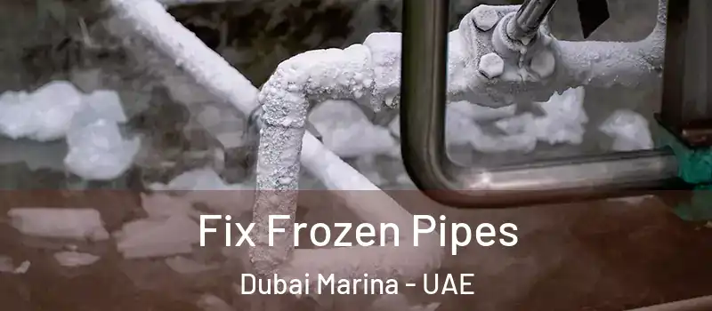  Fix Frozen Pipes Dubai Marina - UAE