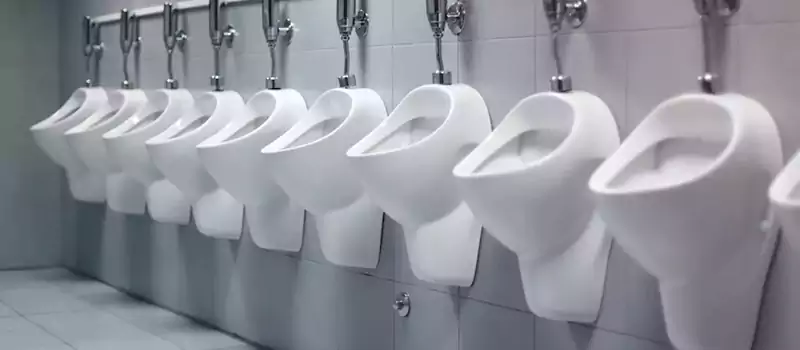 Urinal Divider Installation in Dubai Marina, UAE